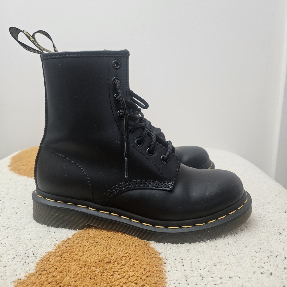 Dr. Martens Black Lace Up Boots - Picture 5 of 7